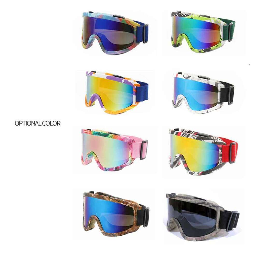 Ski Men Women Snowboard Glasses Winter Outdoor Sport Snow Sunglasses Uv400 Double Layers Lens Anti-Fog Skiing Goggles 9 S260304