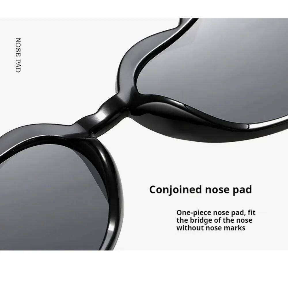 1/3/10PCS 2025 New European and American Girl Love Beach Peach Heart Birthday Photo Cross border Fashion Sunglasses Z260305