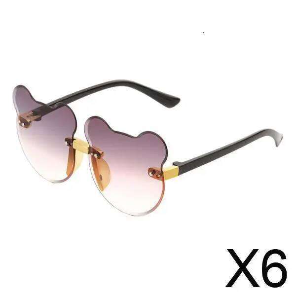 Unique Cat Ear Kids Sunglasses Fashion Resin Lens Protection Lovely Party Decoration Oversized Eyewear for Child Travel Z260304