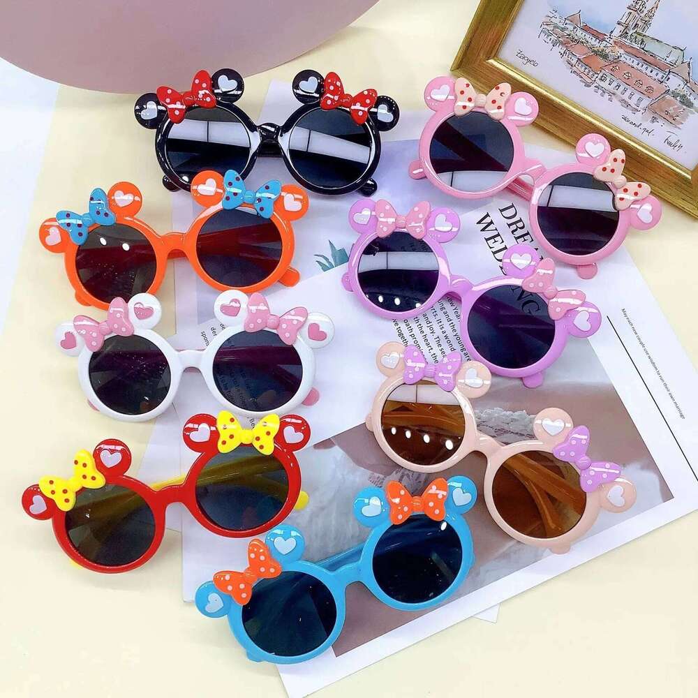 Fashionable And Cute With Cartoon Concave Design, Baby Sunglasses For Travel, UV Resistant Children's Sunshades Z260305