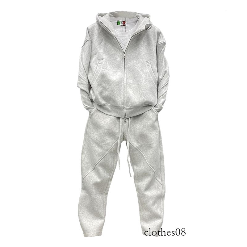Autumn Winter Fashion Casual Sports Suit Trendy Brand Men Loose Jacket Long Pants Couple Versatile Youth Two-Piece Set
