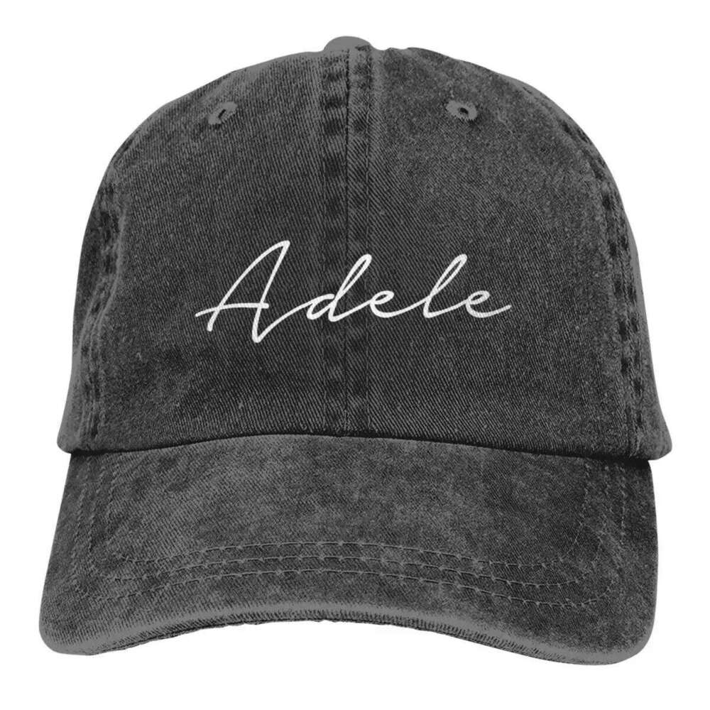 Adele Baseball Outfit Casual Distressed Denim Washed Snapback Dad for Men Women All Seasons Travel Caps Hat Y260304