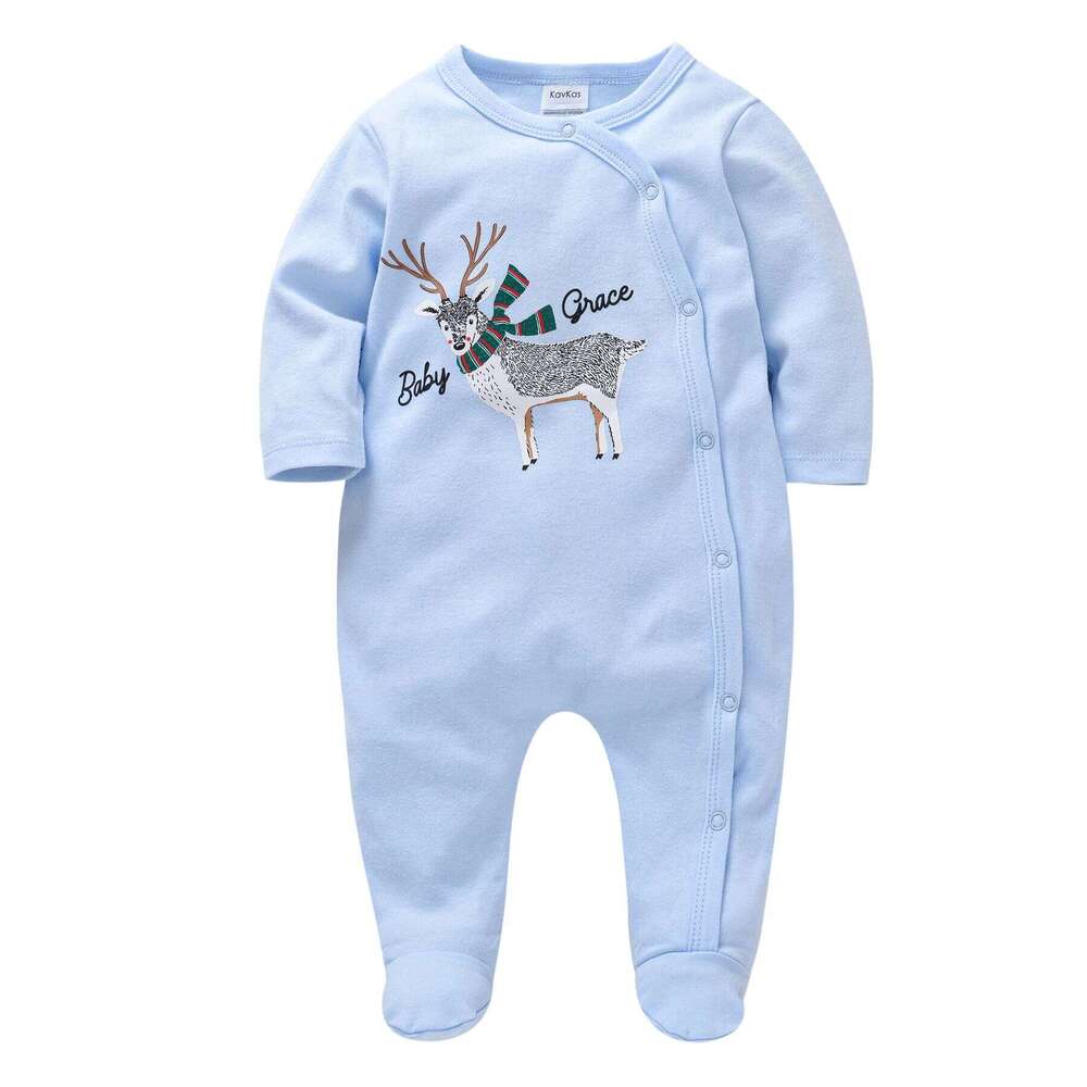 100% Cotton Baby Boy Rompers Long Sleeve 0-12 Months Overalls Spring Autumn Cartoon Print Newborn Jumpsuit Z260304