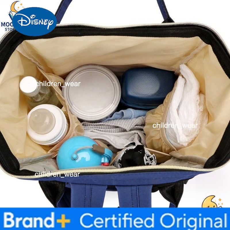 Disney Mickey Mouse Style Mommy Bag Merch Waterproof Diaper Backpack Fashion Large Capacity Maternity Baby Care Travel Nursing H260305