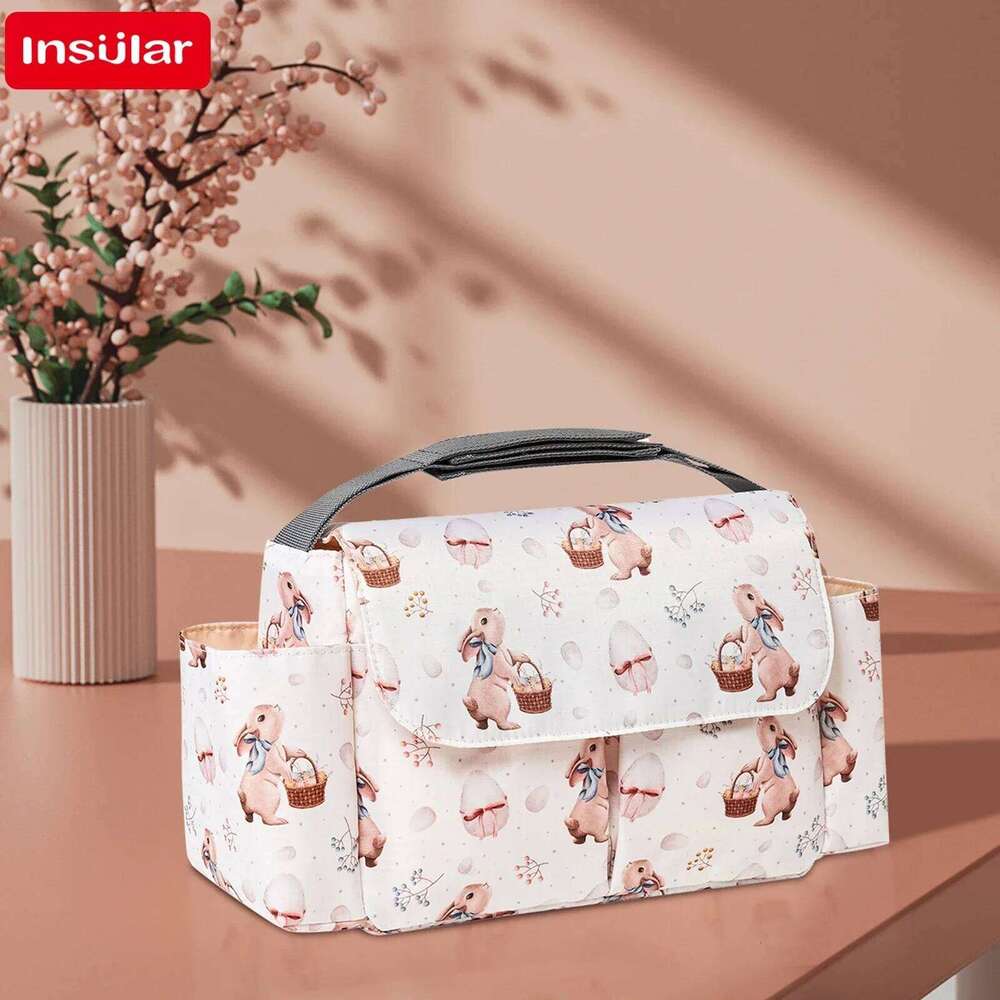 bag Cartoon Baby Organizer Nappy Diaper Bags Waterproof Buggy Pram Cart Basket Hook Stroller Accessories Z260304