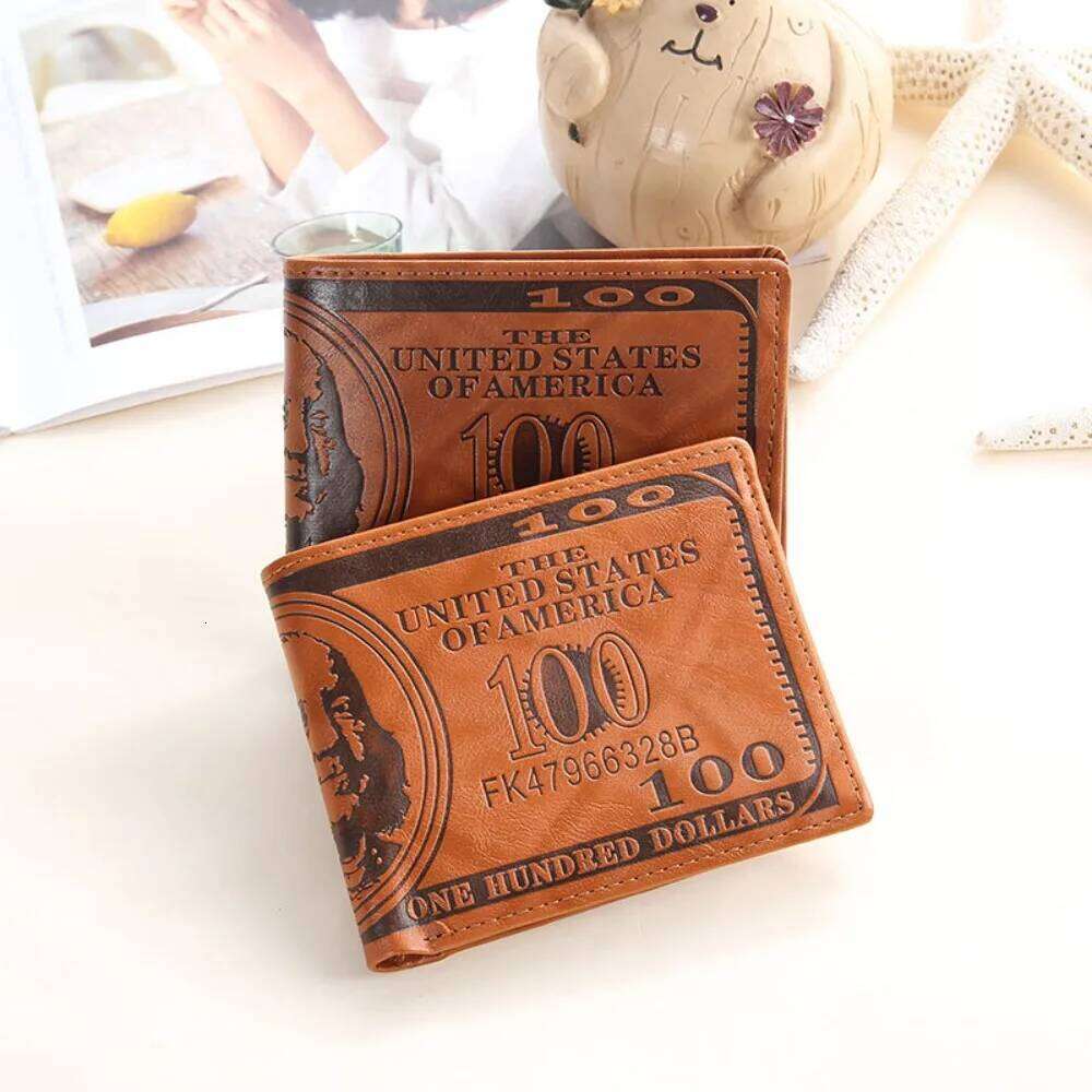 Men's Wallets With PatternWallet Male PU Leather Walet Photo Card Holder Fashion Large Capacity Wallet Purse Bag C260304