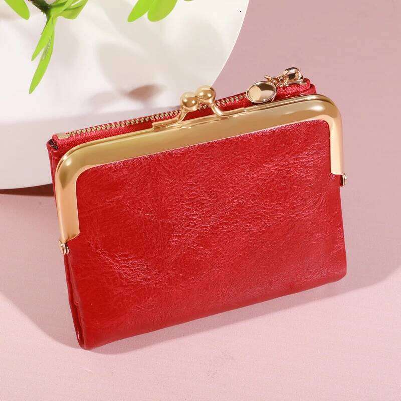 Retro Chic Womens Wallet - Anti-theft, Multi-card Slots, Zipper Buckle Closure, Compact & Stylish C260304