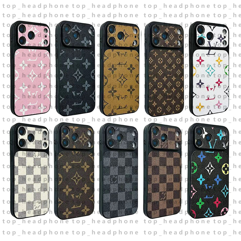 iPhone17 Pro Max Phone Case Designer Card Pocket PhoneCase with for iPhone 16 ProMax Cases Apple 15 14 13 12 Plus Cell Phone Cases Leather Mobile Cover