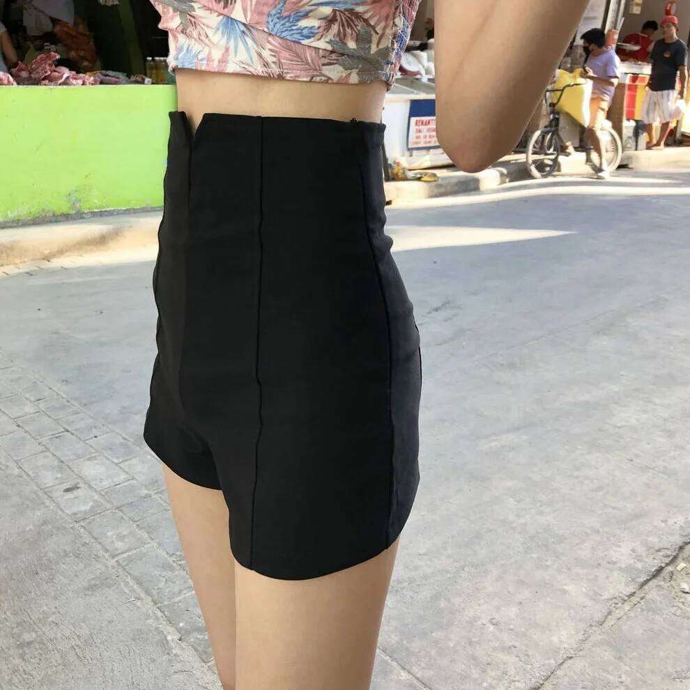 Shorts Women High Waist Solid Shaped Summer Korean Style All-match Ins Sexy Slim Hot Short Streetwear Harajuku Ulzzang New XJ260305
