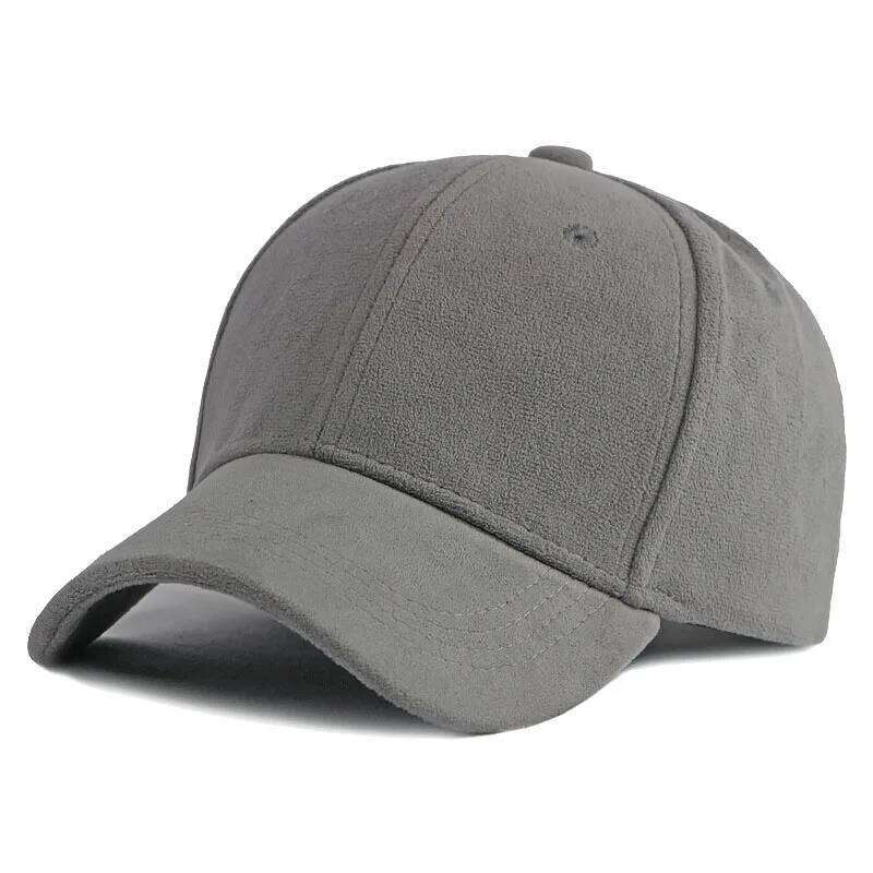 Unisex Baseball Cap Adjustable Snapback Breathable Dad Soft Faux Suede Casual Solid Color Sport Hat for Women And Men Y260304