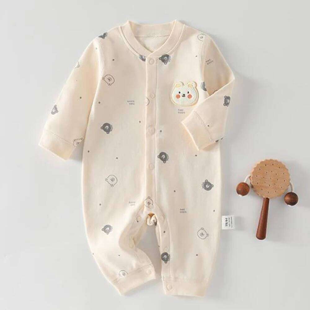 Unisex Clothes Newborn Girl Romper Long Sleeve 100% Cotton Spring Autumn Baby Jumpsuit For Boy Z260304