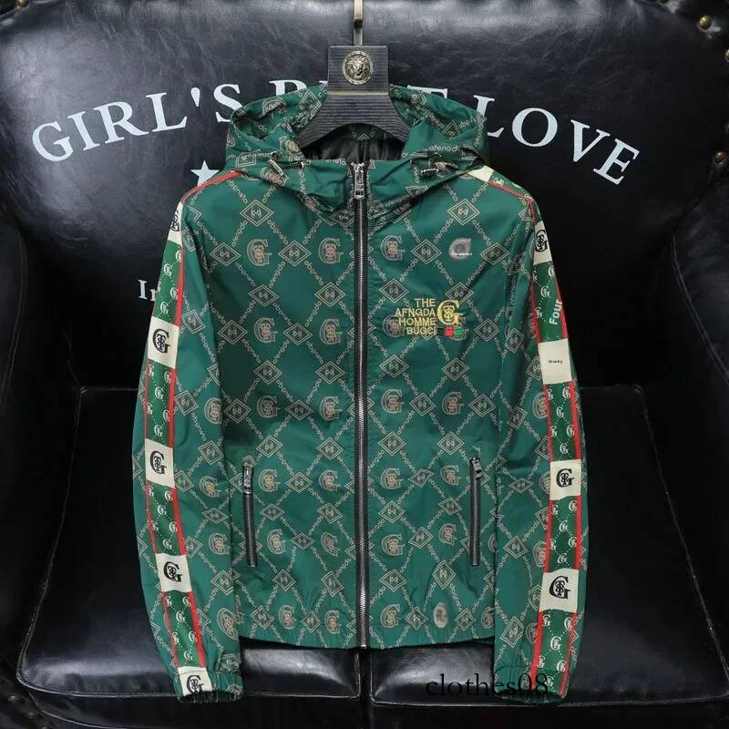 Casual Men's Jacket Outerwear Trendy Print Autumn New Style Station Tide Brand Clothing Other Material Made in China