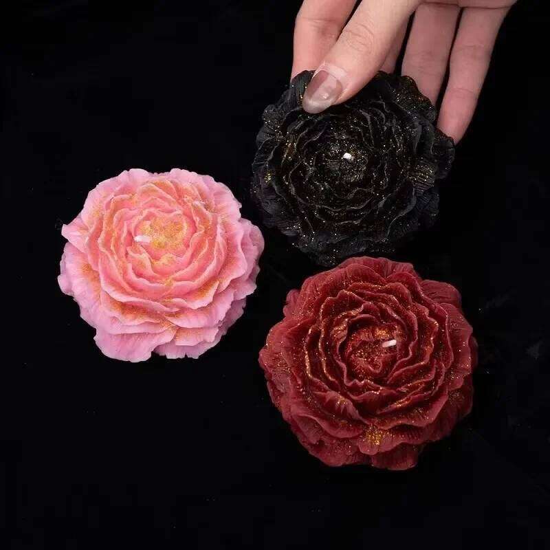 48 Temperature Peony Scented Candles Couples, Atmasphere Soy Wax Candle with Low Heat Drip Valentine's Day for Adults W260304 W260305