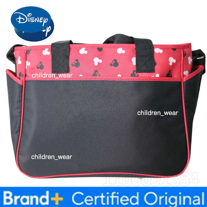 Disney Mickey New Diaper Bag Handbag Cartoon Fashion 5-Piece Baby Bag High Capacity Multifunctional Baby Diaper Bag High Quality H260305