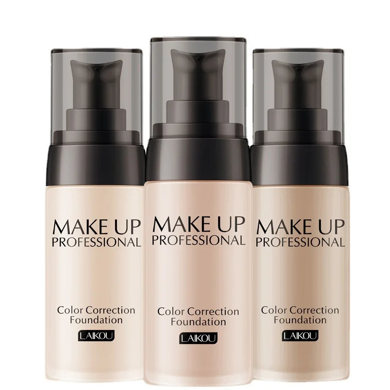 LAIKOU Makeup Base Face Liquid Foundation BB Cream Concealer Moisturizer Oil-control Whitening Waterproof Maquiagem Makeup 40g 260305