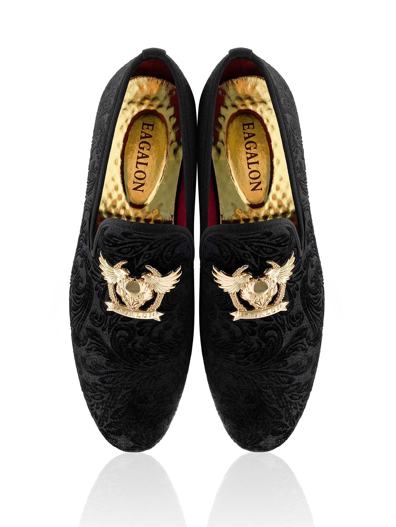 Dress Shoes Designer Men Loafers Luxury Print Mens Shoes High Quality Flat Pointed Toes Formal Business Wedding Party Shoe E91