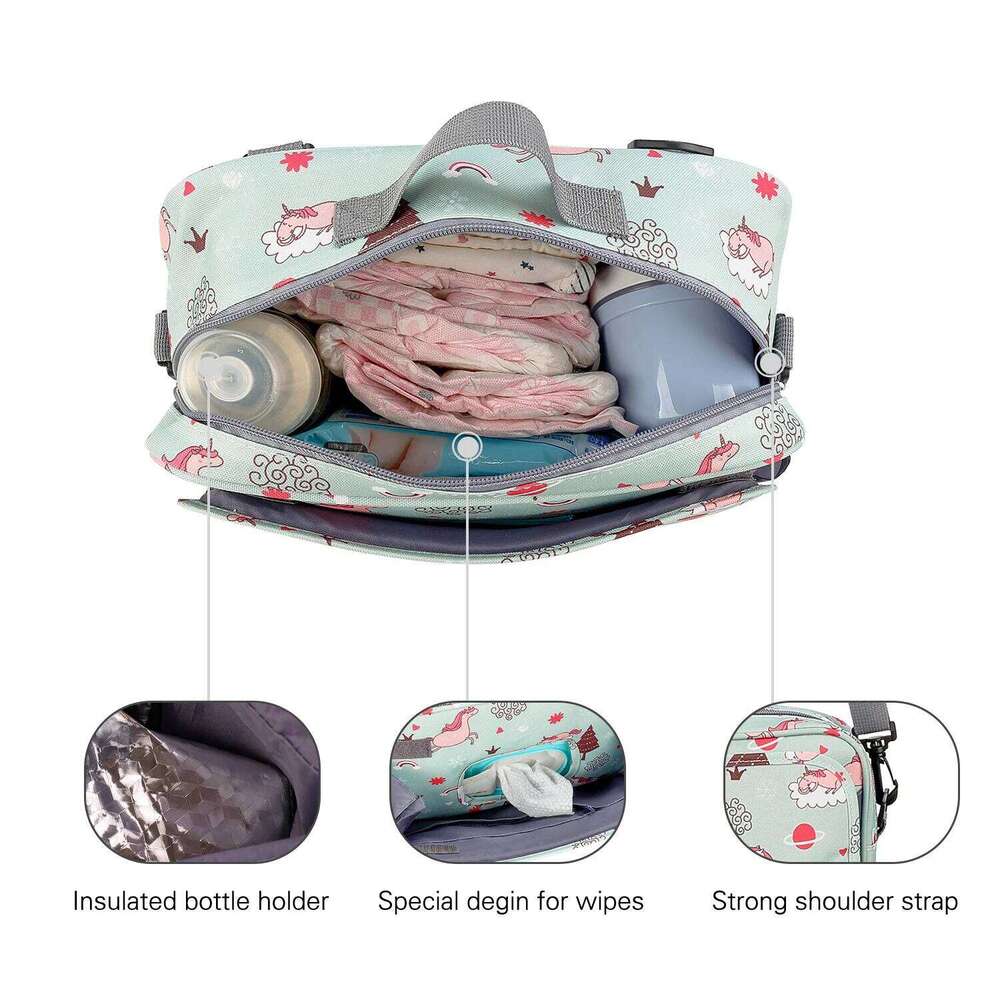 Waterproof Cart Portable Stroller Organizer Outdoor Travel Diaper Storage Bag for Baby Mom Z260304