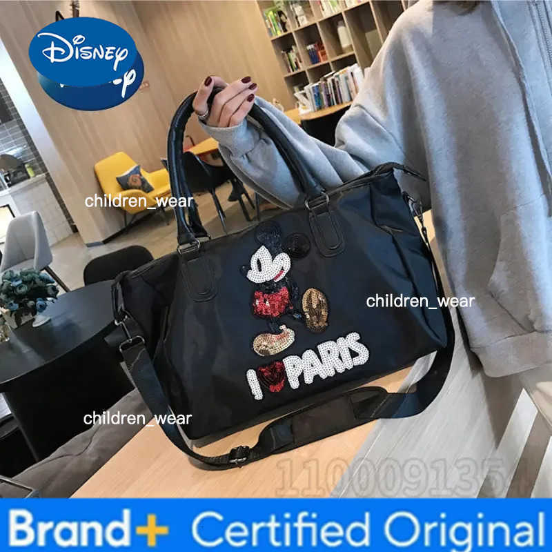 Disney Mickey New Diaper Bag Handbag Cartoon Cute Portable Baby Bag Multifunctional Large Capacity Baby Urine Bag High Quality H260305
