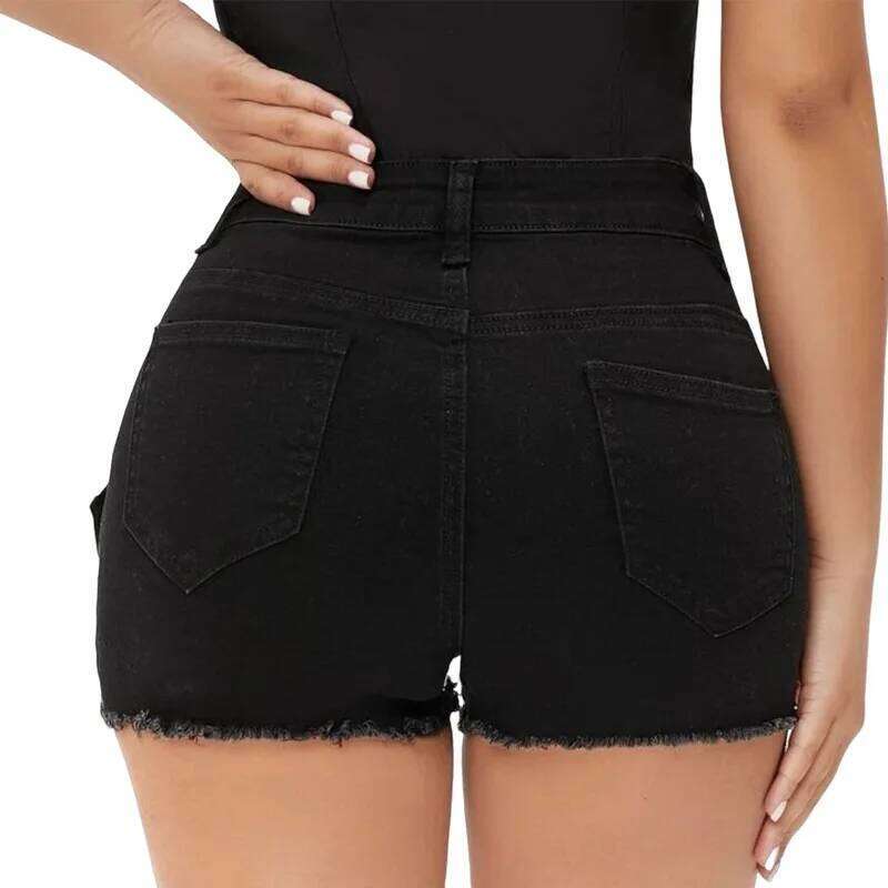 2026 New High Waist Sexy Stretch Denim Shorts Ripped Jeans for Women XJ260305