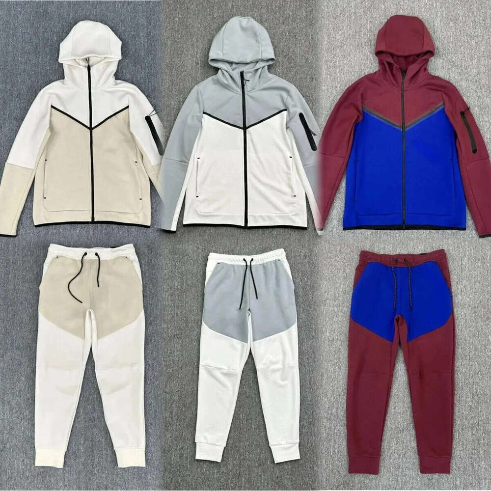 Tech Fleece Designer hoodie Mens Womens Hoodies Pants Tracksuits Sports Jackets Space Cotton Trousers Tracksuit Bottoms techfleece Man Joggers