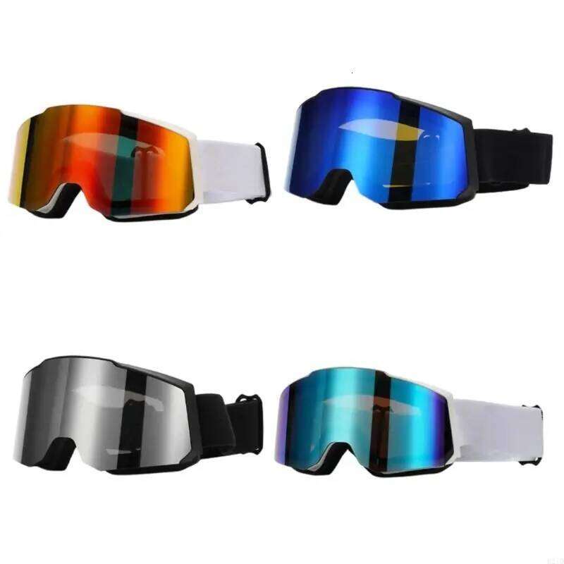 Unisex Ski Goggle With Wide Angles Impact Resistant PC Lens S260304