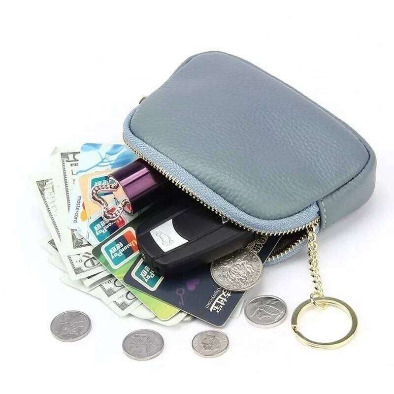 Small Mini Lady Holding Purse Storage Key Card Bag New Fashion Soft Coin Wallet C260304