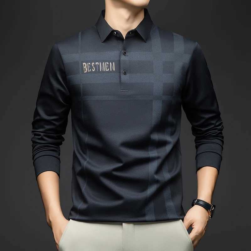 BROWON 2025 Spring Autumn Casual Shirt Man Plaid Pattern Soft Comfortable Long SLeeve Business Office Shirt Men M260305