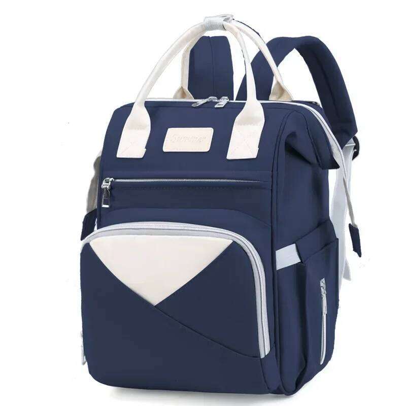 Mommy Diaper Stroller Hanging Bag Mother Large Capacity Nappy Backpacks with Changing Mat Convenient Baby Nursing Bags Z260304