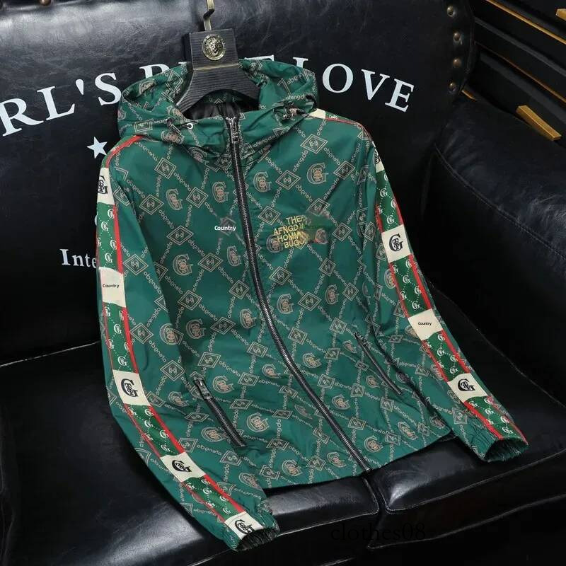 Casual Men's Jacket Outerwear Trendy Print Autumn New Style Station Tide Brand Clothing Other Material Made in China