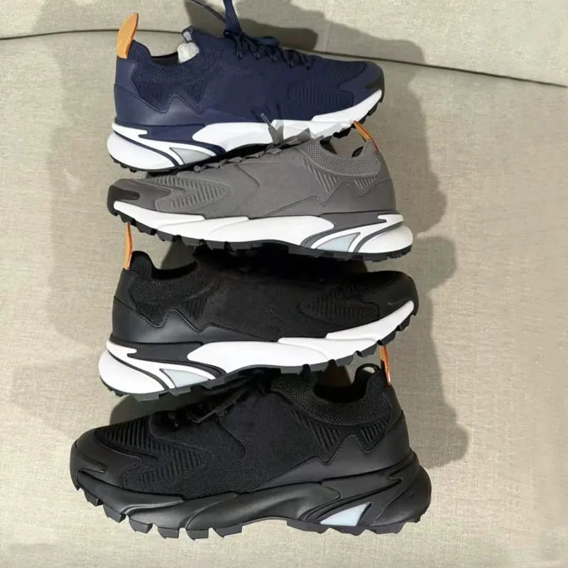men runner tatic sneaker designer shoes laces up calf leather sneakers outdoor knitted comfortable mesh trainers new styles casual shoes 892