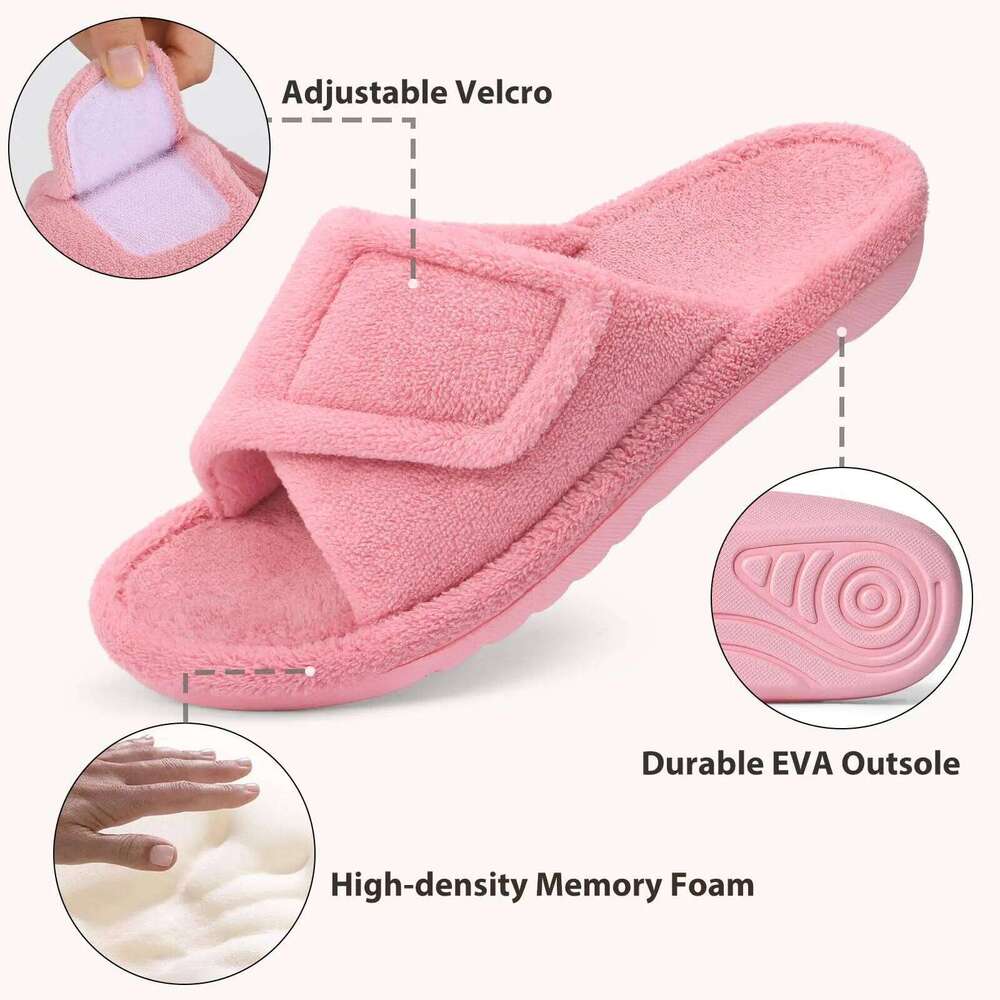 Kidmi Orthopedic New Indoor Arch Support For Women Casual Soft House Slippers Flat Slides