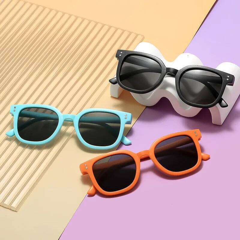2025 trendy children's boys' UV resistant sunglasses, girls' sunshade and sun protection sunglasses Z260305