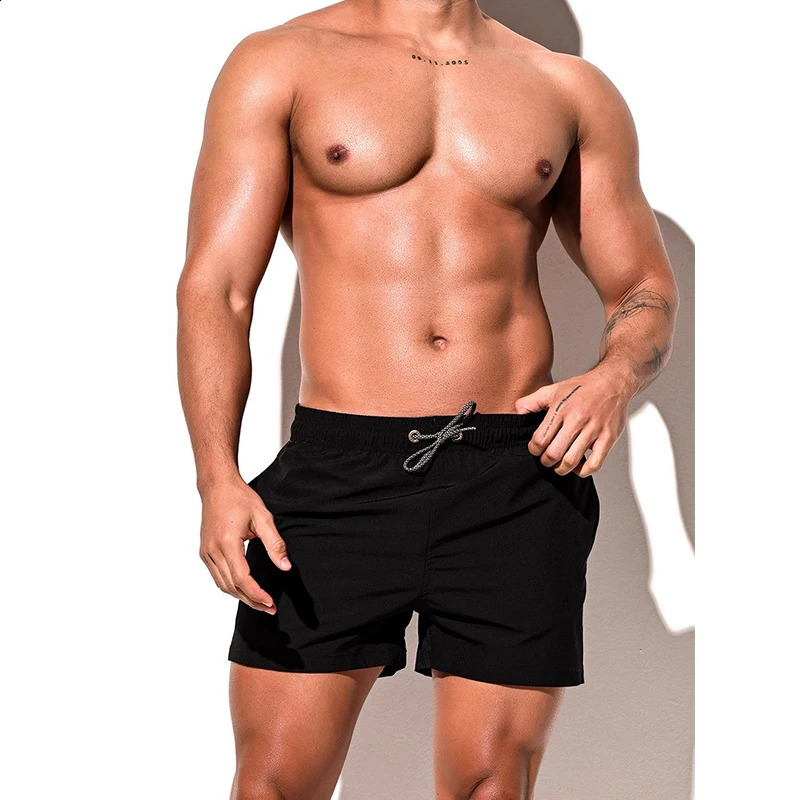 Men Swimming Shorts Summer Trunks Swimwear Quick Dry Board Short Pant Bathing Suit Sport Swimsuit Surfing Beach Swim Shorts Men260228