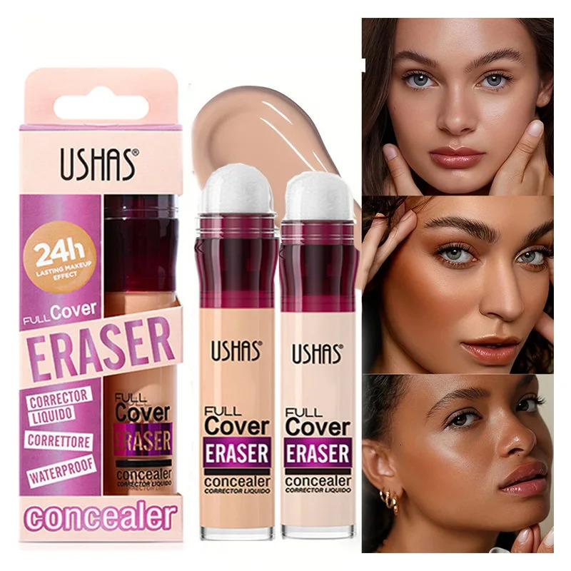 12 colors facial concealer sponge head matte liquid foundation oil-control long-lasting BB creamwaterproof brightening makeup 260305