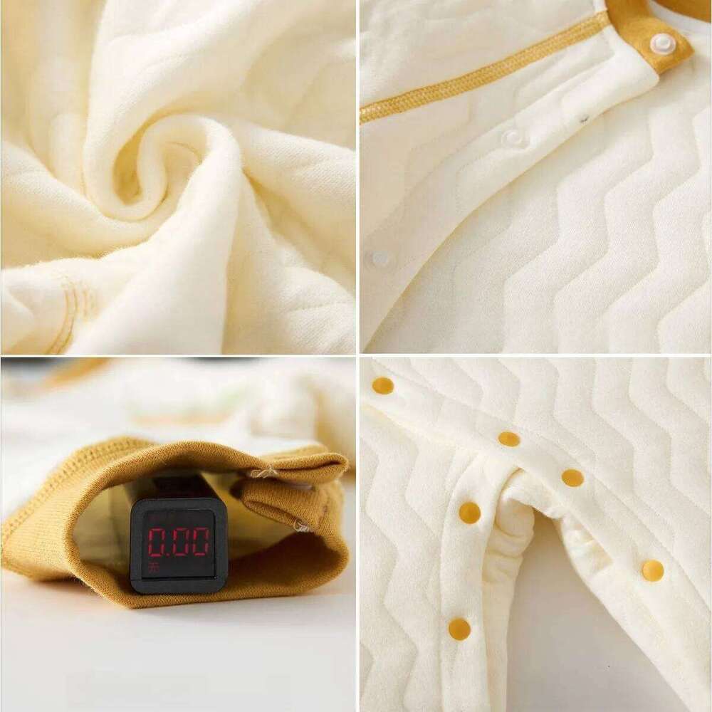 Baby Girl Cute Warm Spring Autumn Jumpsuit Newborns Pure Cotton Soft Onesie Romper Infant Boy 0-18 Months Outwear Clothes Z260304