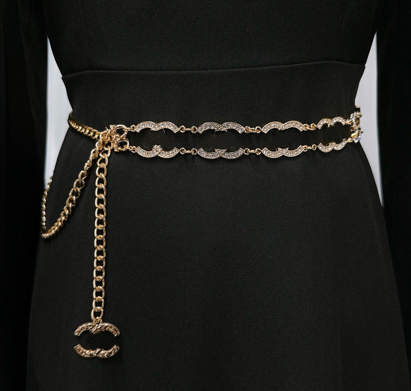 Retro Gold Letter Waist Chain, Multi-functional Decorative Dress for Women, Denim Belt, New Style of Women's Accessoriesjuhlx9dy