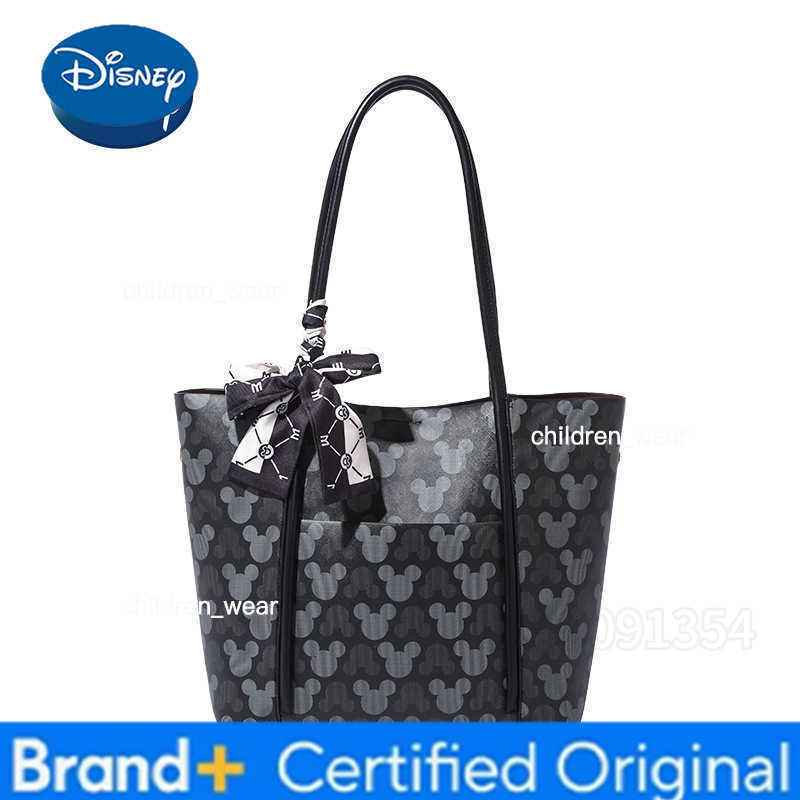 Disney Mickey New Womens Handbag Print Fashion Womens Shoulder Bag Large Capacity Travel Casual Womens Tote Bag High Quality H260305