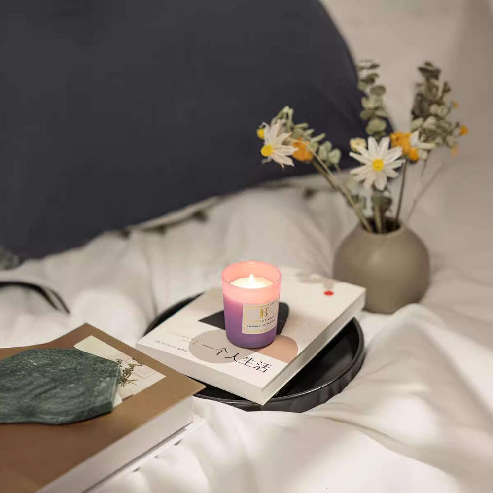 Handmade Romantic Smokeless Soy Wax Wedding Souvenir Scented Candle W260304 W260305