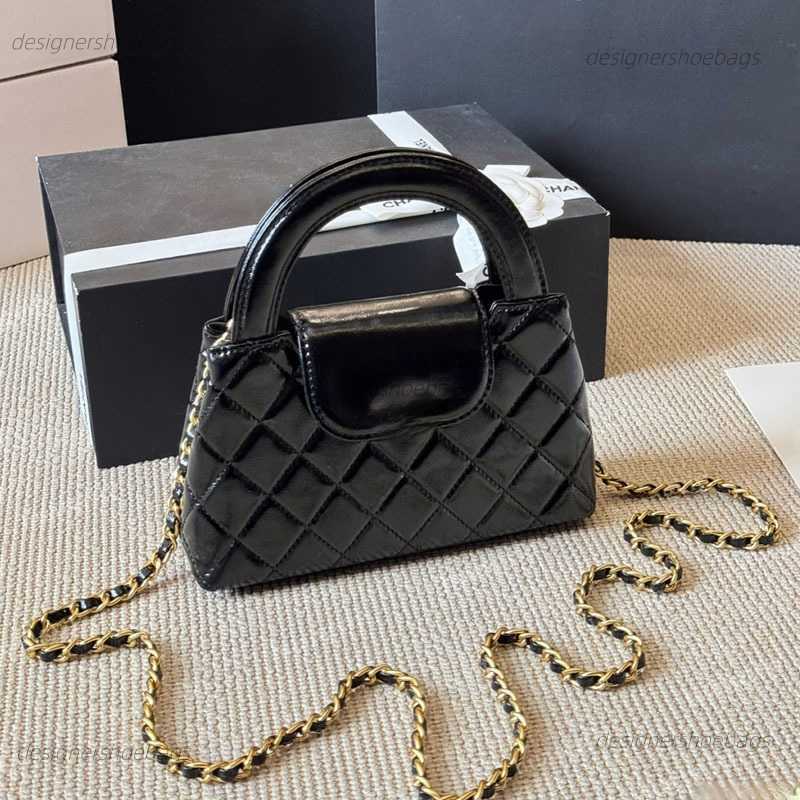 Designer Mini Cute Bag Lambskin Leather Tote Handbag Ladies Shoulder Bag Evening Kel CC Handle Mini Classic Bag Crossbody Bag Luxury Gold Buckle Handbag Wallet