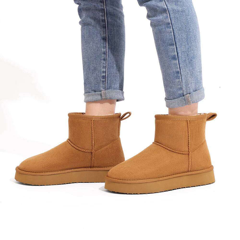 Kidmi Fashion Brand Snow Winter Warm Platform Outdoor Fuzzy Antiskid Home Women Waterproof Boots
