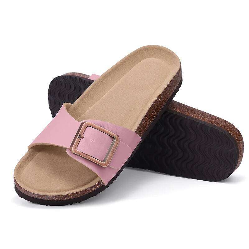Kidmi Sllippers With Metal Buckle Fashion PVC Material Indoor Comfortable Beach Slippers Breathable Women Sandals