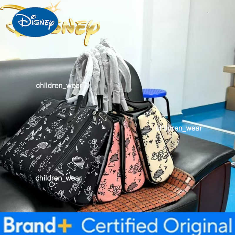 Disney Mickeys New Diaper Bag Handbag Large Capacity Multi-function Portable Fashion Baby Bag Cartoon Fashion High Quality H260305