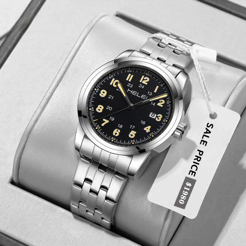 Best-Selling Cross-Border Outdoor Waterproof Sports Calendar Men's Quartz Watch High-Quality