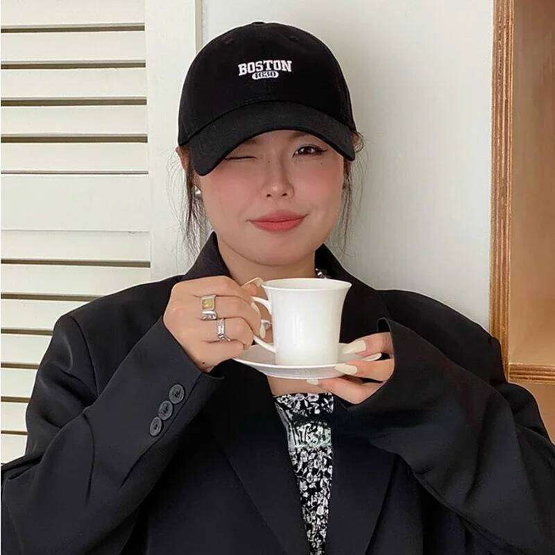 Large Size 65cm Ins Embroidered Peaked Cap Korean Style Versatile Curved Brim Trendy Men's Spring Autumn Baseball Caps Y260304