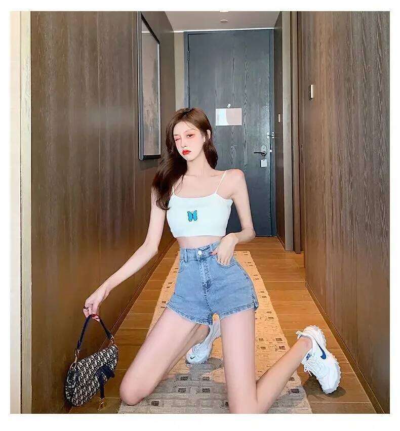 Shorts Women Slender Denim Basic Simple Hot Sale College Summer Trousers Straight Trendy All-match New Arrivals Feminine XJ260305
