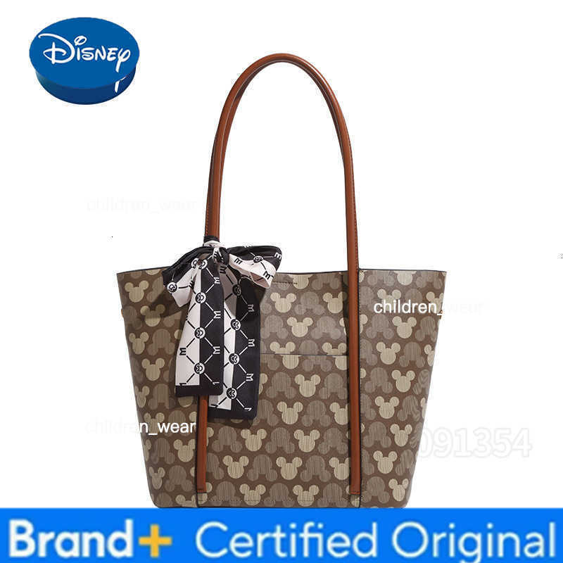Disney Mickey New Womens Handbag Print Fashion Womens Shoulder Bag Large Capacity Travel Casual Womens Tote Bag High Quality H260305