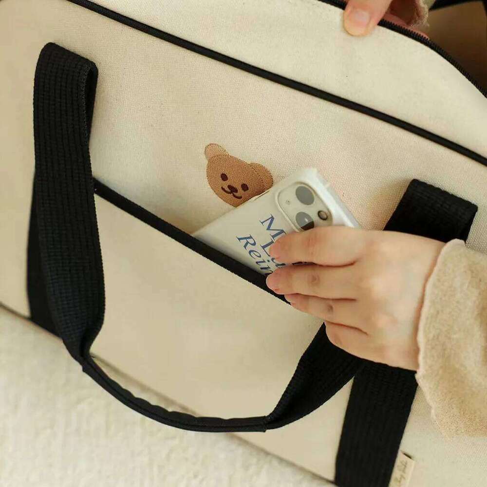 Large Capacity Mommy Korean Style Canvas Diaper Travel Maternity Pack Hospital Bag Baby Items Organizer Z260304