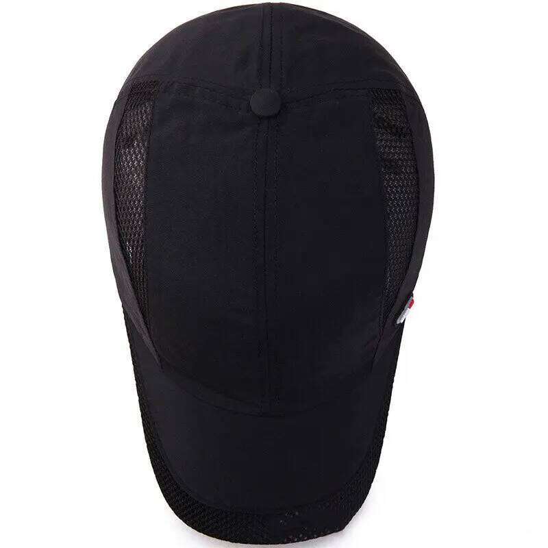 Summer Outdoor Sports Quick-Drying Mesh Baseball Yuda Men Cap Simple Solid Color Hat Y260304