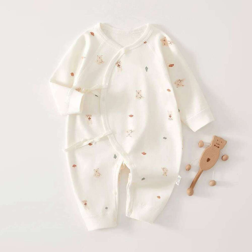 AYNIGIELL High-Quality Newborn Four Season Children's Jumpsuit 0-6M Cute Girl Male Baby Clothing Z260304