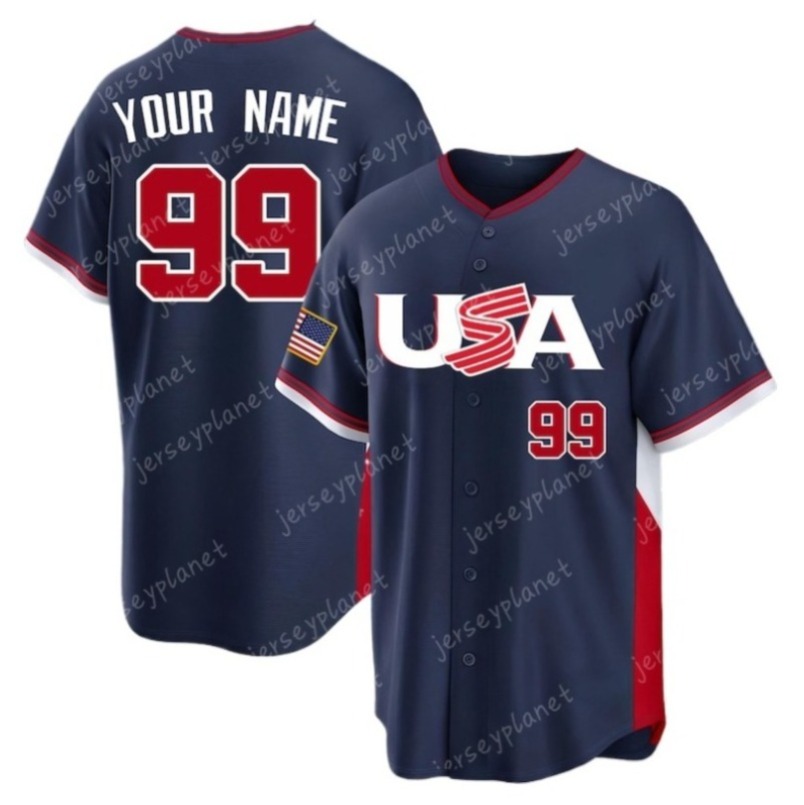 Aaron Judge Team USA 2026 World Baseball Classic Jerseys Paul Skenes Pete Crow-Armstrong Tarik Skubal WBC Cal Raleigh Harper United States hot style00
